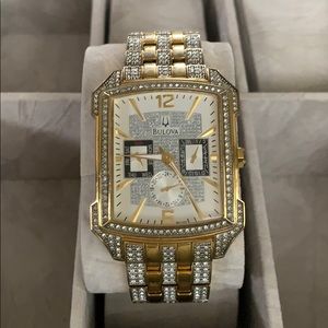 Bulova men’s crystal collection watch